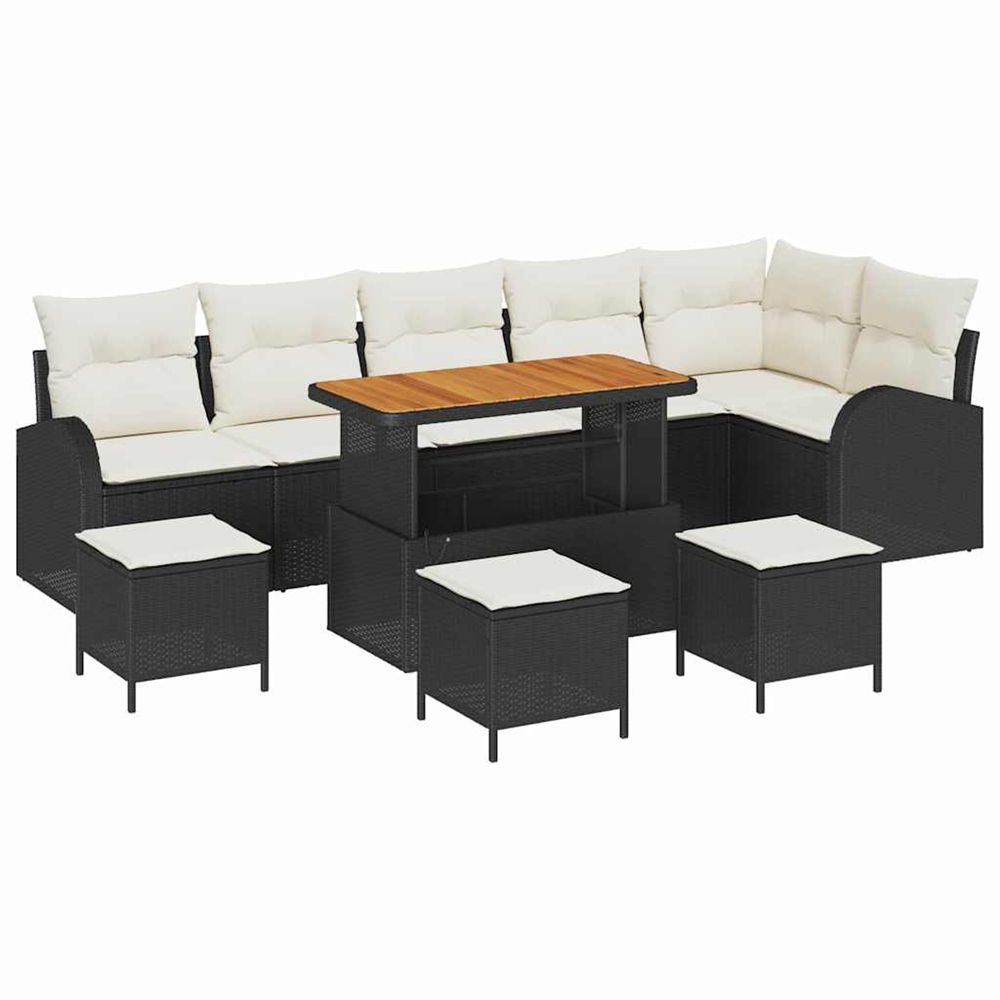 Ensemble de canapé de jardin 10 pc 9-nombre de places