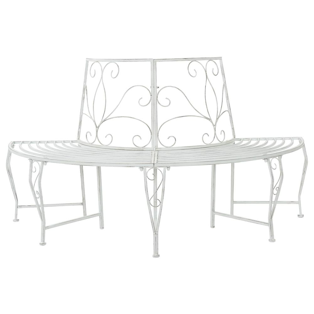 Banc d'arbre 4-nombre de places 160 x 80 x 89 cm acier