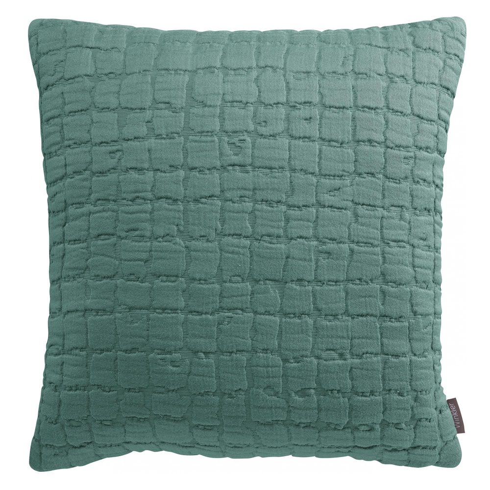 Coussin stonewashed swami lichen 45 x 45 cm