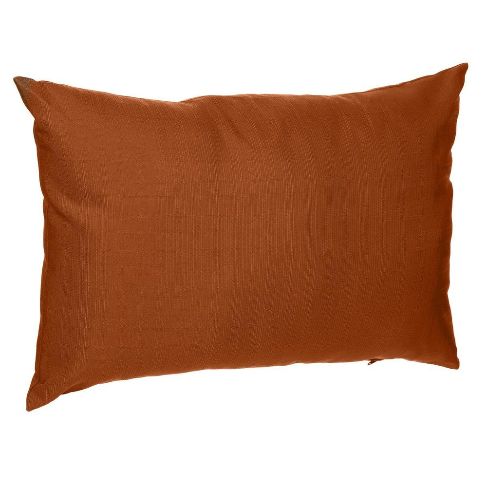 Coussin déco d'extérieur korai terracotta 50x30 cm