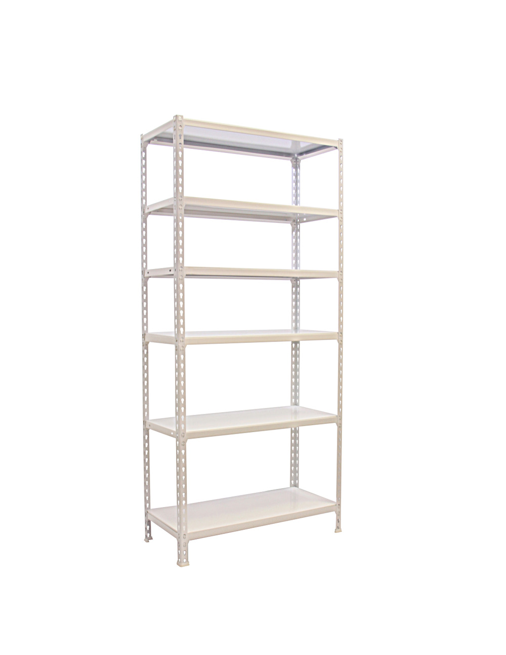 Etagère légère sans vis simonclick plus 6/400 blanc/blanc blanc 2500x1000x400 - simonrack
