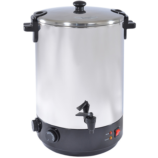 Stérilisateur de bocaux électrique inox avec robinet et minuteur 28l 2500w - zj-280td