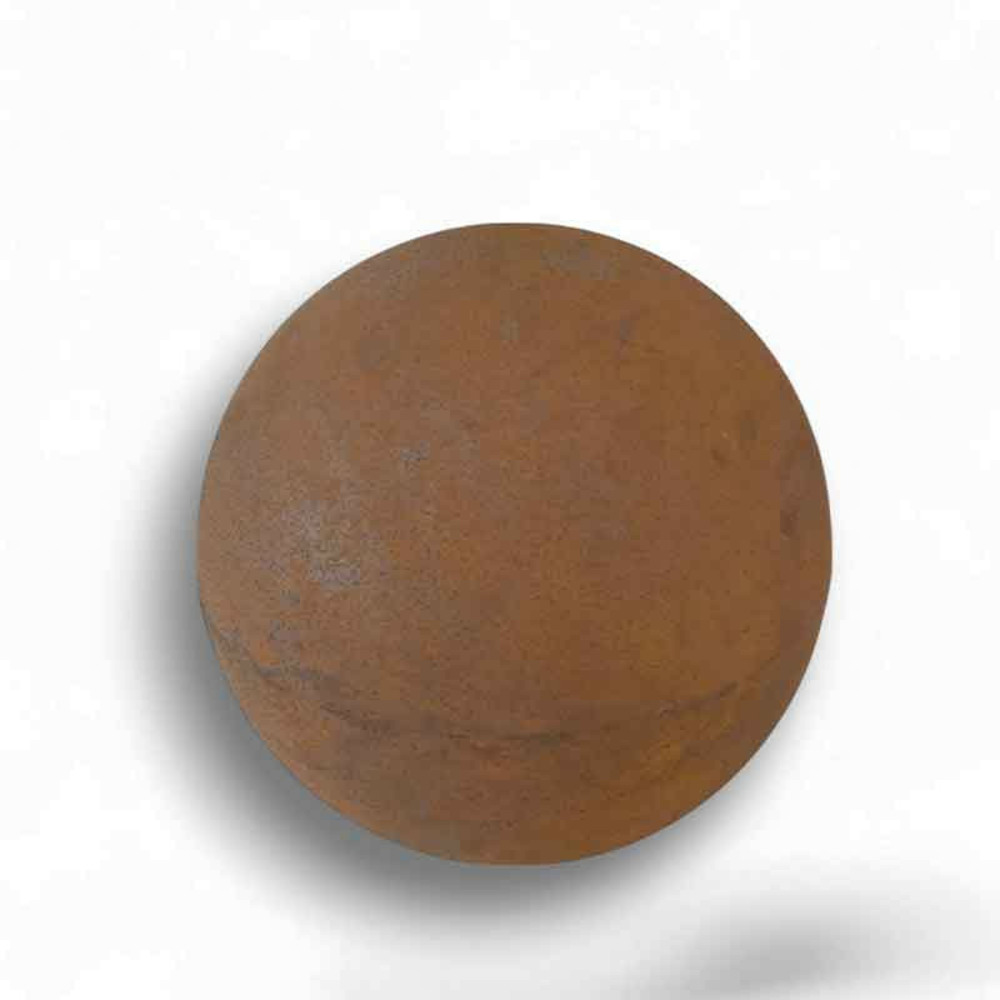 Sphère décorative rouille 40cm