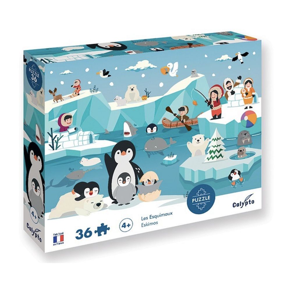 Puzzle 36 pieces esquimaux calypto - sentosphere