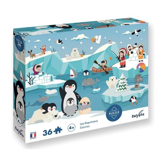 Puzzle 36 pieces esquimaux calypto - sentosphere