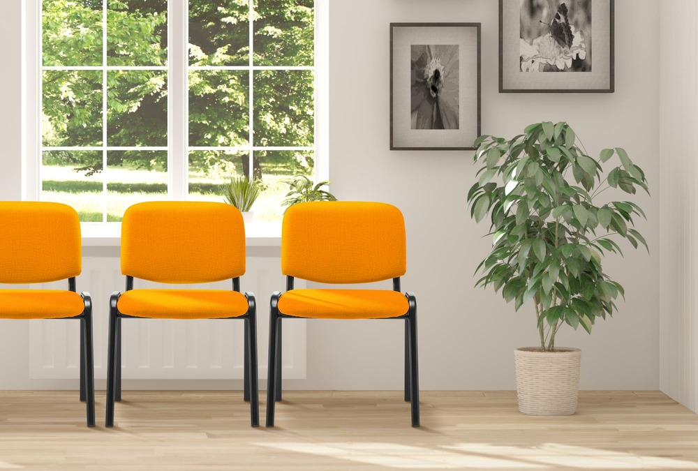 Chaise visiteur ken tissu