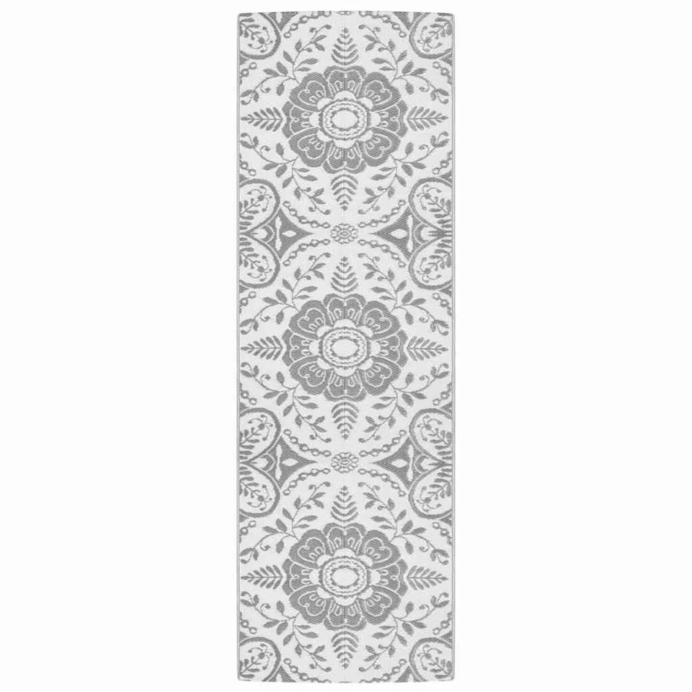 Tapis d'extérieur arakil gris clair 80x250 cm pp
