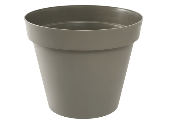 Pot de fleur rond toscane ø 60 x h.47 cm - taupe