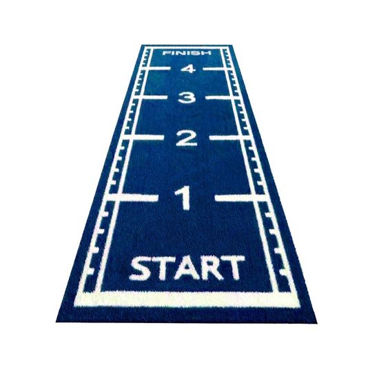 Piste de course gazon synthétique - 5 x 1 mètres - bleu