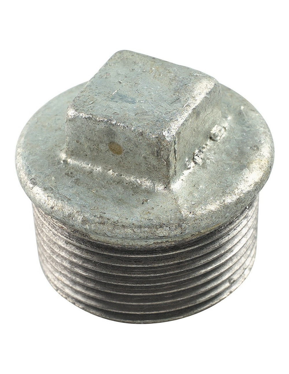 Bouchon galva bourrelet m26x34