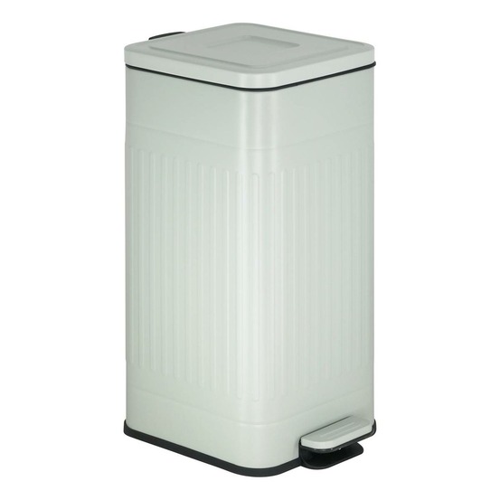 5five - poubelle nova avec pedale 30l vert celadon 35x27x58 cm
