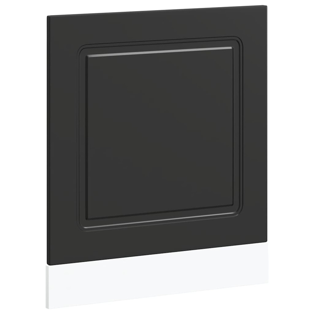 Panneau de lave-vaisselle kalmar noir 60x1,5x67 cm