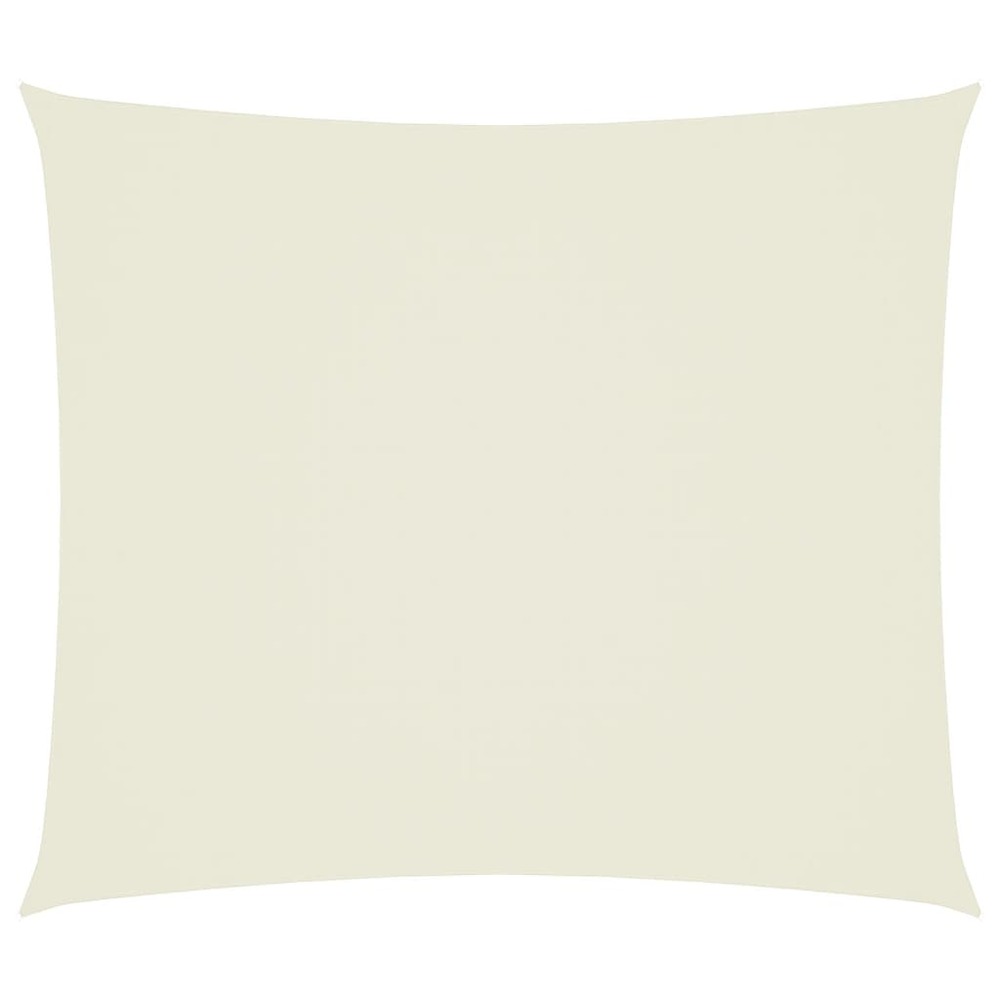 Voile de parasol tissu oxford rectangulaire 2,5x3 m crème