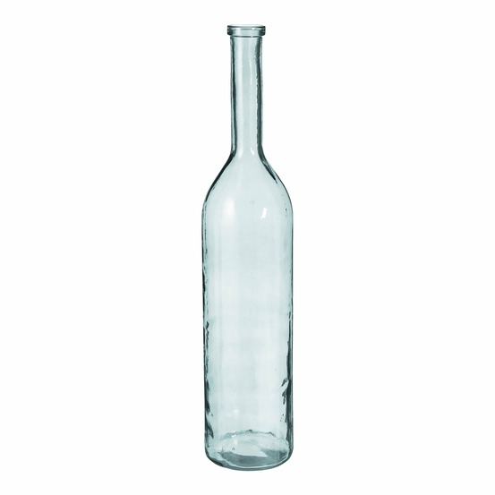 Mica decorations rioja vase bouteille h100 x ø21 cm transparent