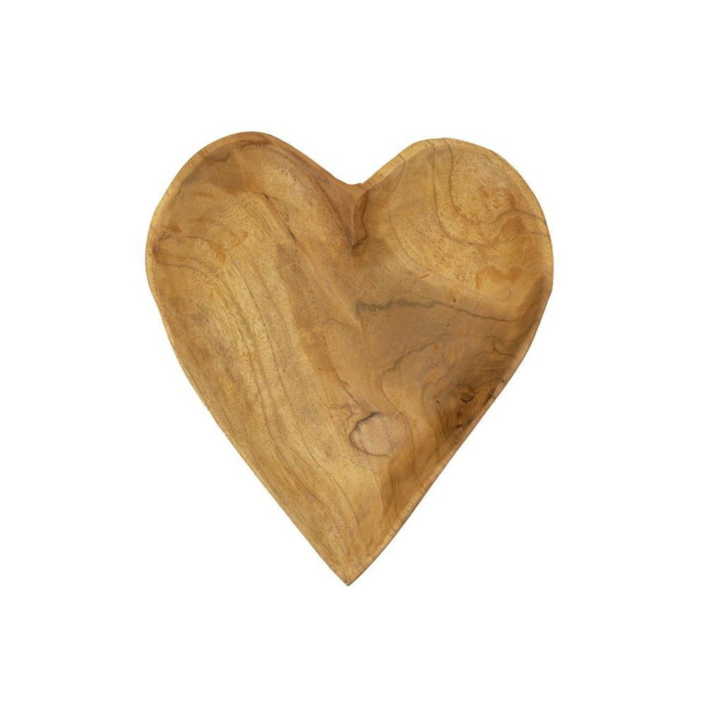 Vide-poche cœur en bois 