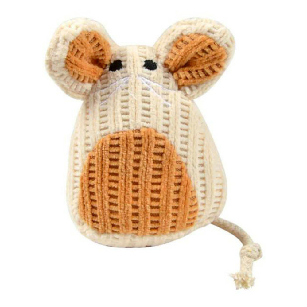 Jouet souris pour chat boho cat 11cm moutarde