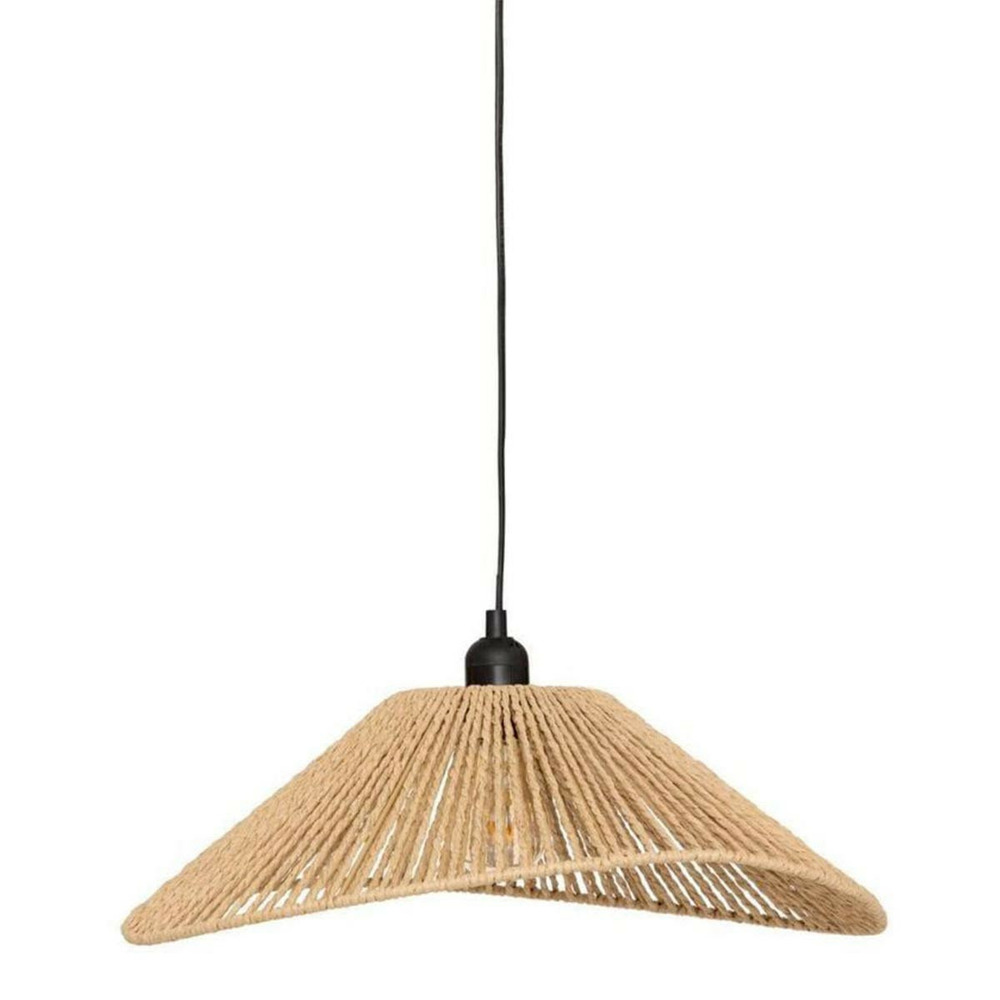Lampe suspension effet corde 