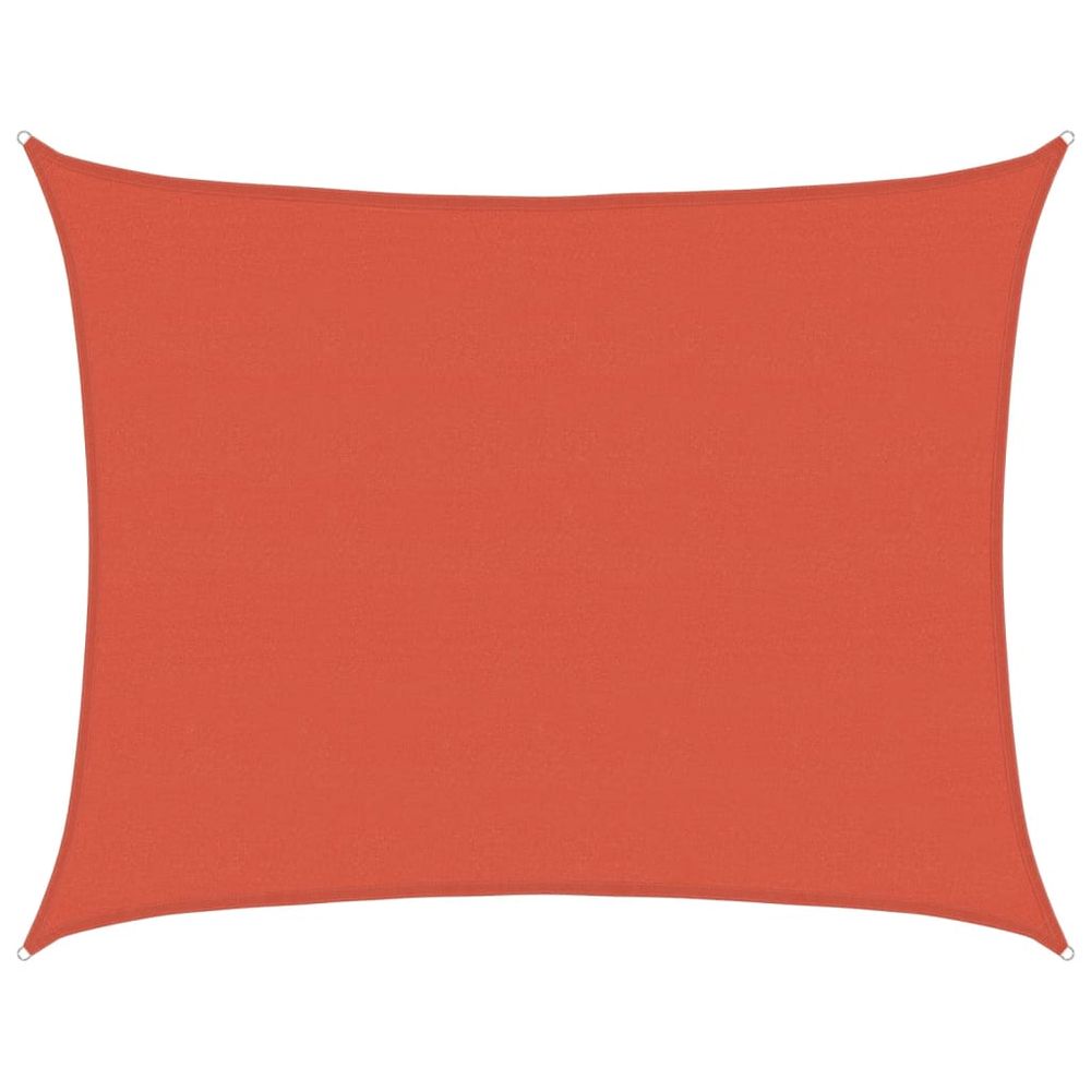 Voile d'ombrage 160 g/m² terre cuite 6x8 m pehd