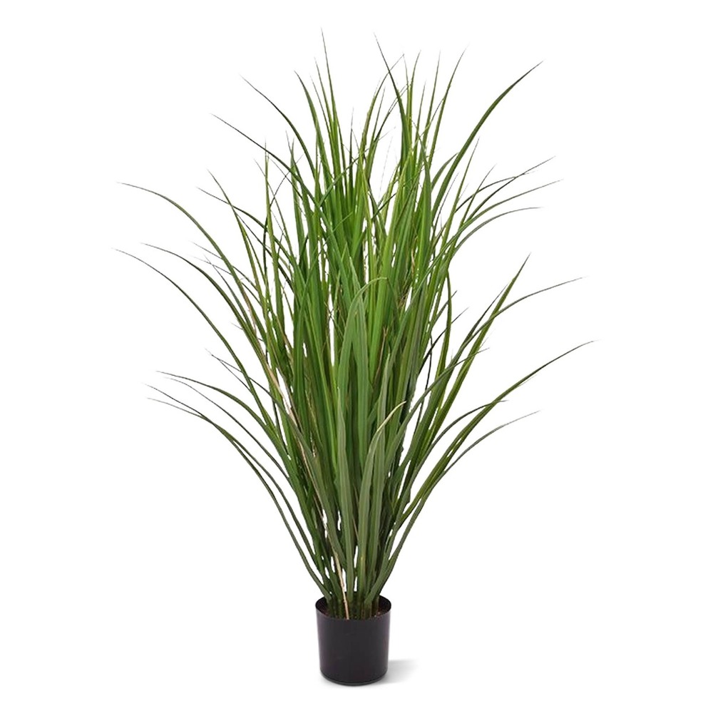 Plante artificielle de roseau deluxe 100cm - vert - résistant aux uv