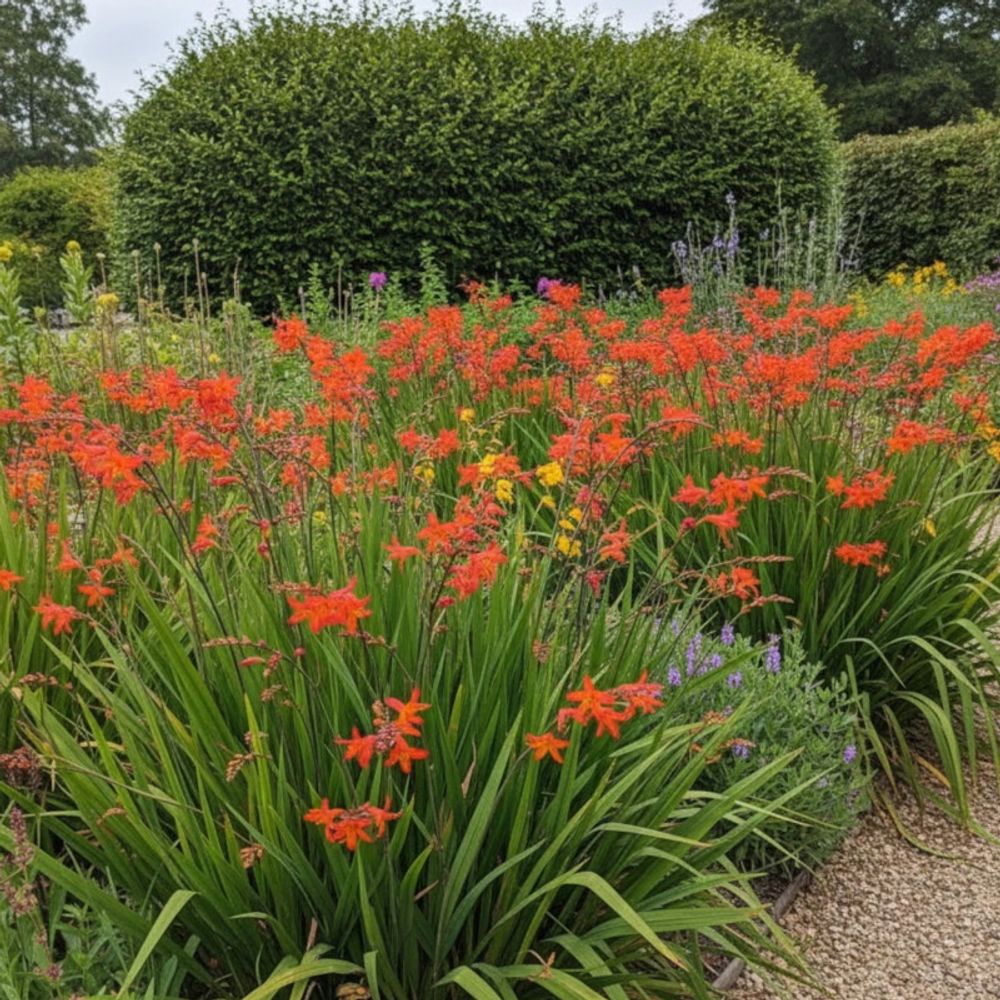 Crocosmia clyvia, montbretia lot de 3 godets