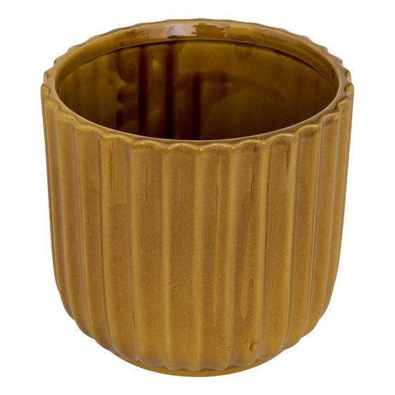 Cache-pot iko en grès 16x16x15cm