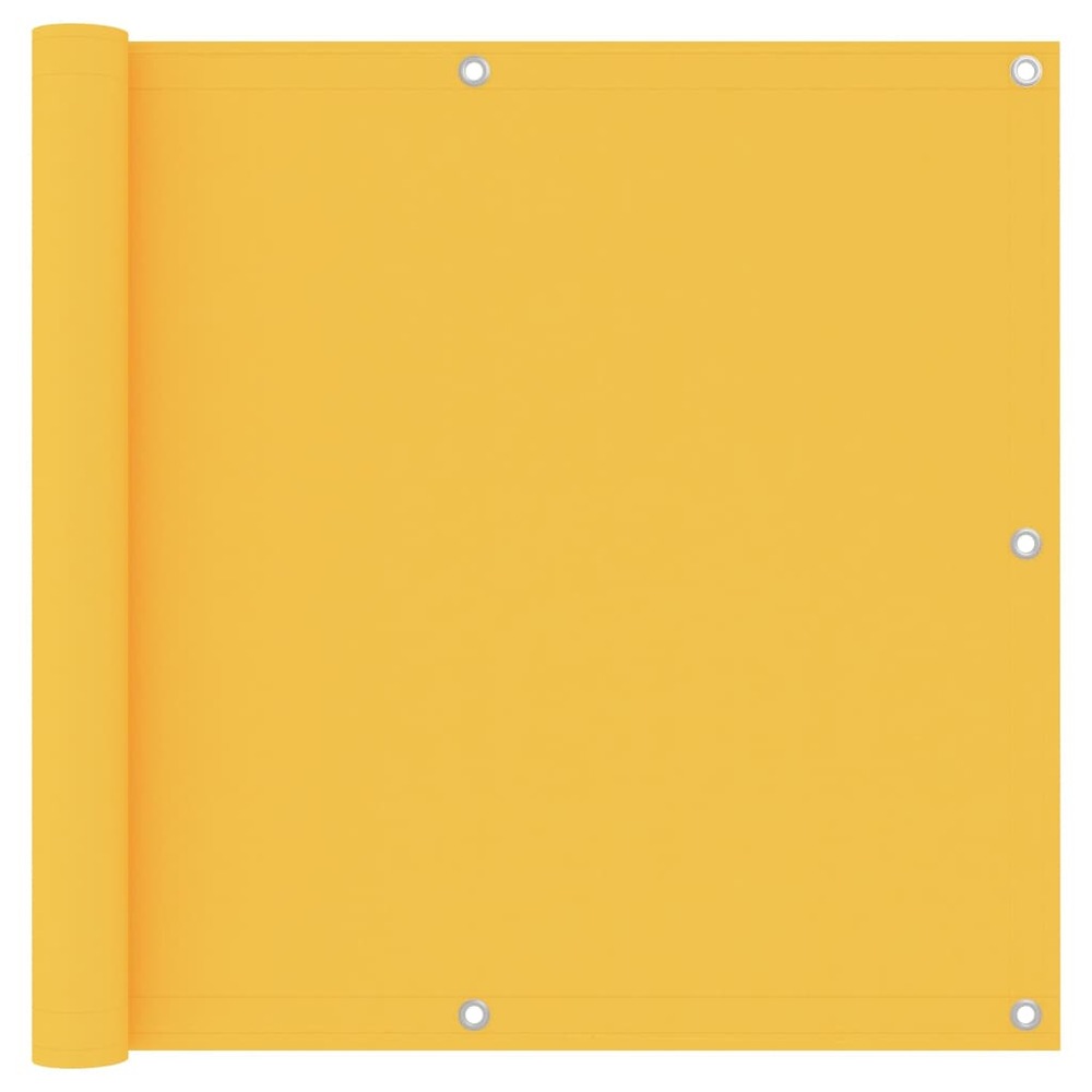 Écran de balcon brise pare vue protection confidentialité 90 x 600 cm tissu oxford jaune