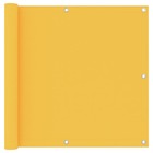 Écran de balcon brise pare vue protection confidentialité 90 x 600 cm tissu oxford jaune