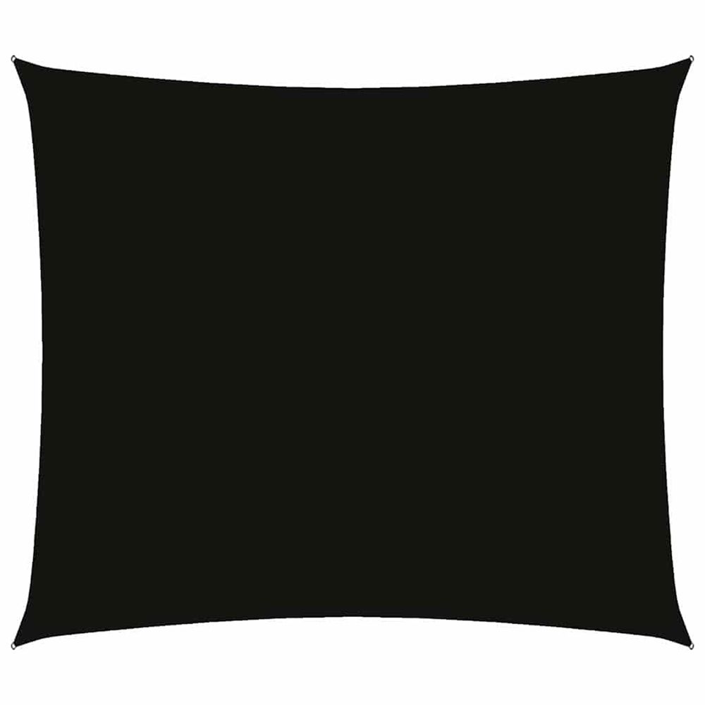 Voile de parasol tissu oxford rectangulaire 2,5x3 m noir