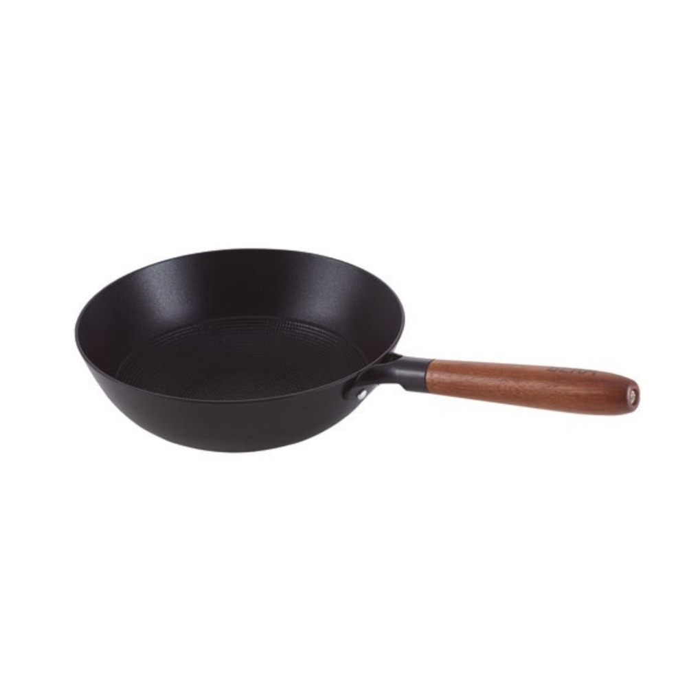 Poêle wok fer émaillé 24cm - 100224