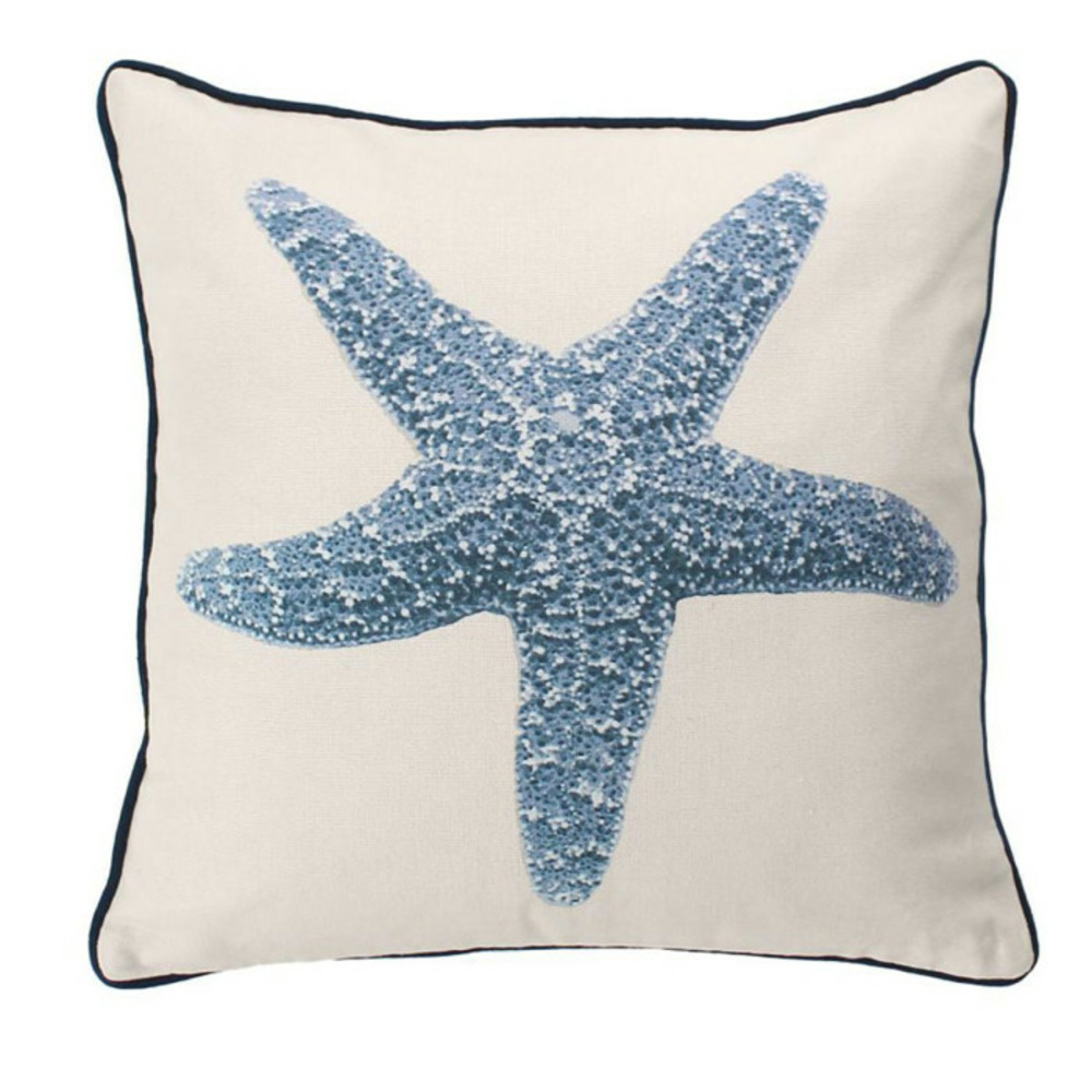 Coussin déco imprimé 
