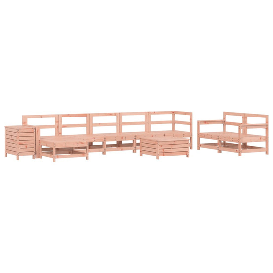 Salon de jardin 10 pcs bois massif sapin de douglas