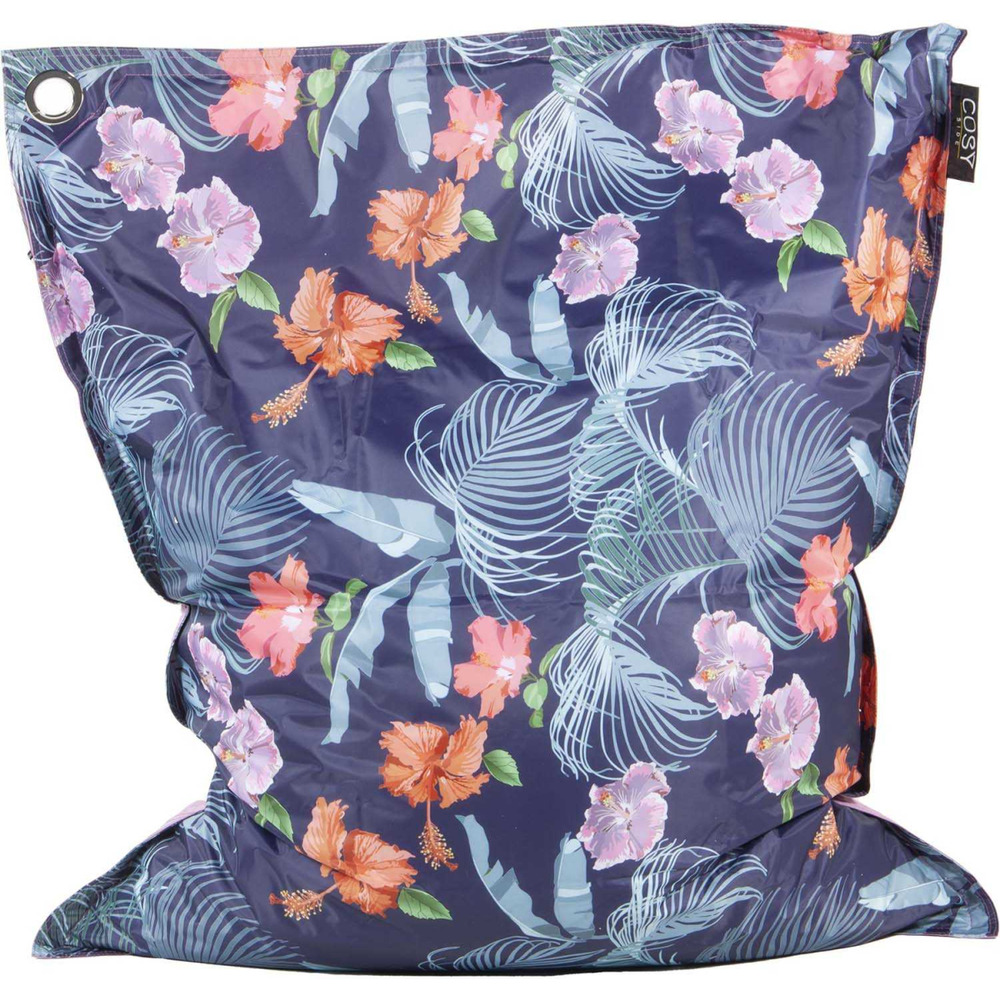 Maxi coussin imprimé intérieur extérieur 110 x 130 cm pacifica