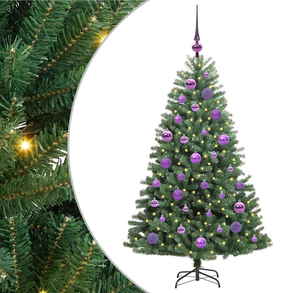 Sapin de noël artificiel à branches articulées vert 120 cm