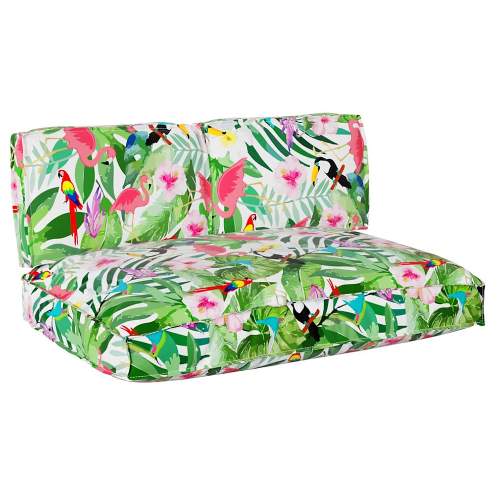 Ensemble de coussins floral 3 pcs multicolore tissu oxford