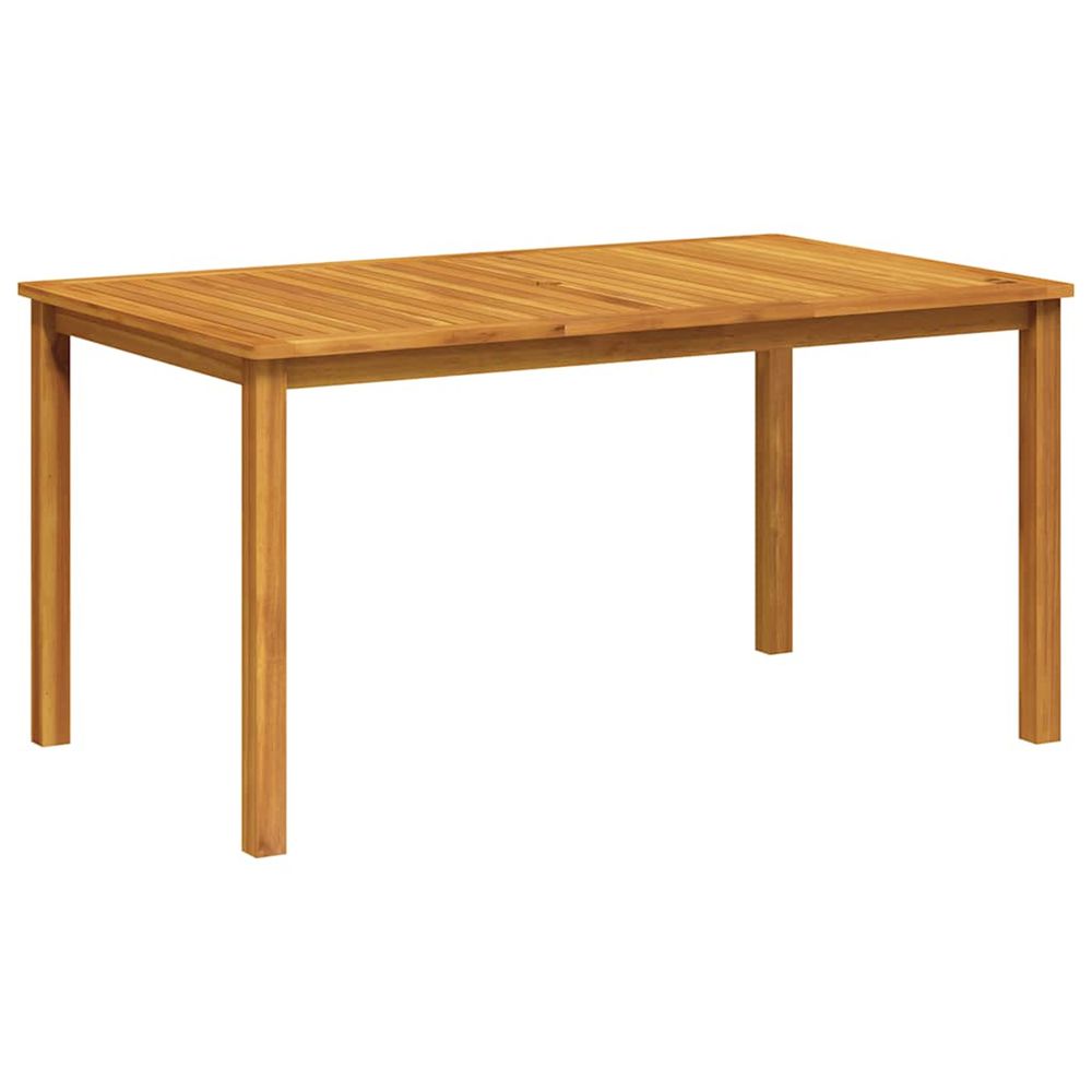 vidaXL Table de jardin 150x90x74 cm Bois