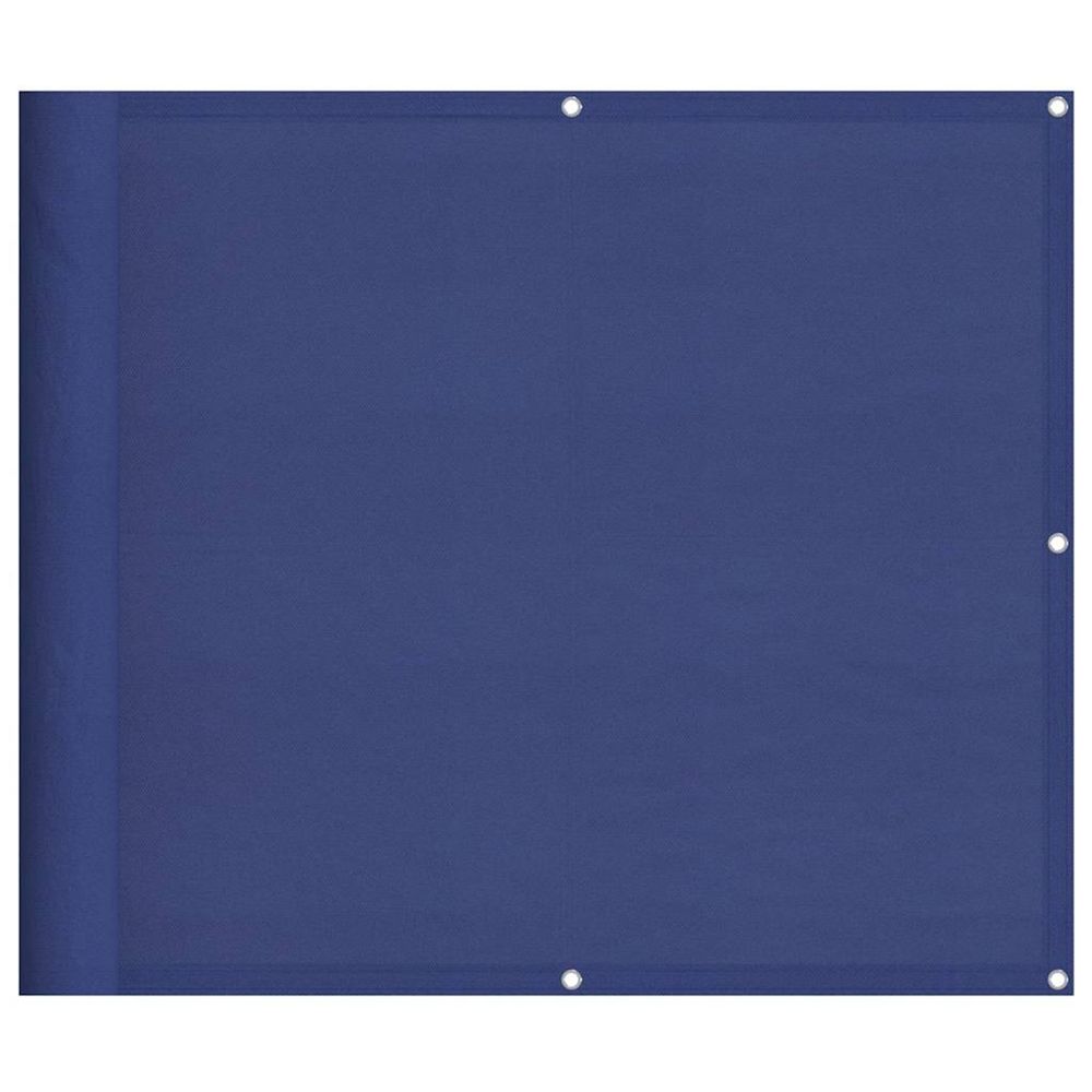 Écran de balcon bleu 90x800 cm 100% polyester oxford
