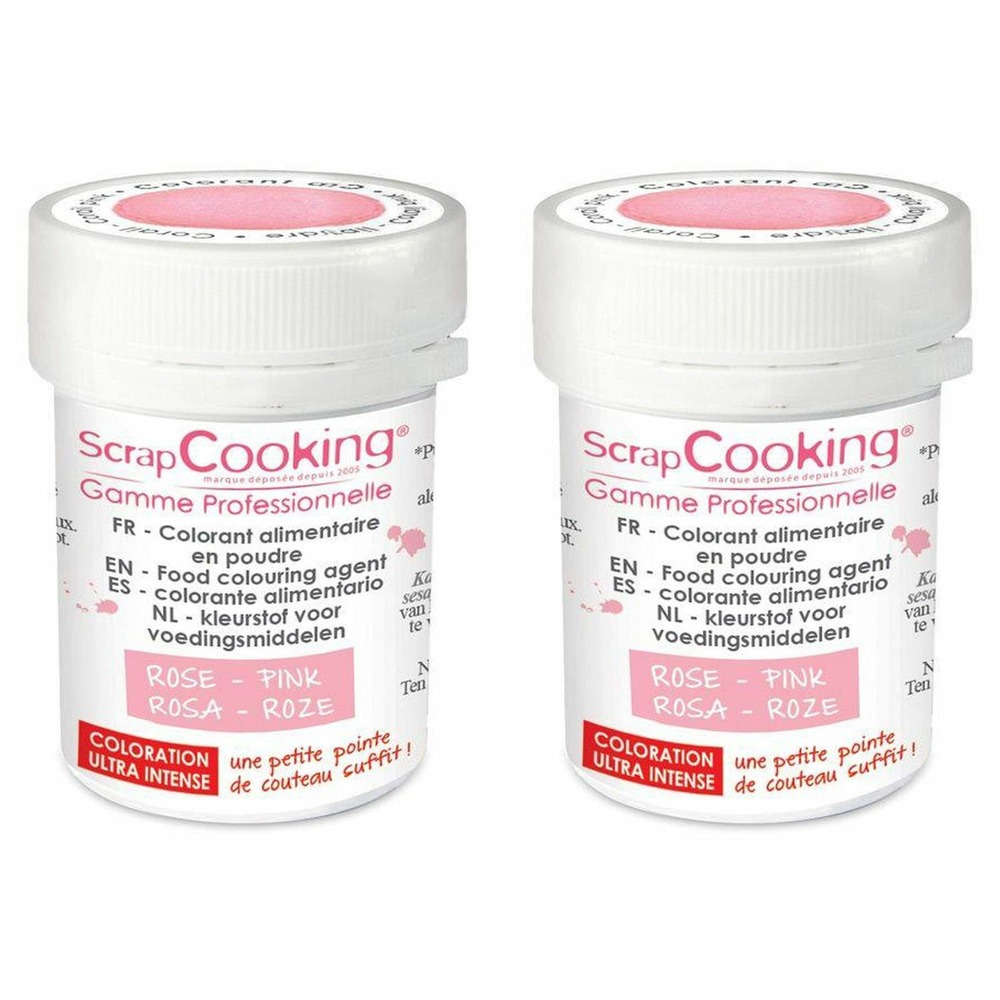Gel colorant alimentaire rose 60 g Scrapcooking 