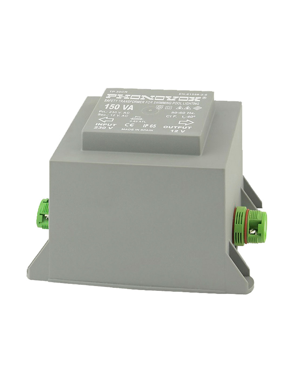 Transformateur de piscine 150va 230/12v 50-60hz ip-65 connexion externe - cr tp30103cr phonovox - phonovox