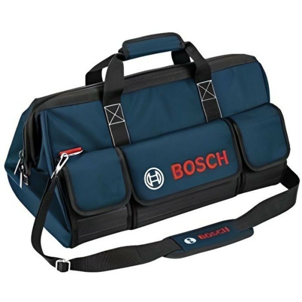Sac a outils - - taille m - polyester résistant - 3 compartiments - acces facile