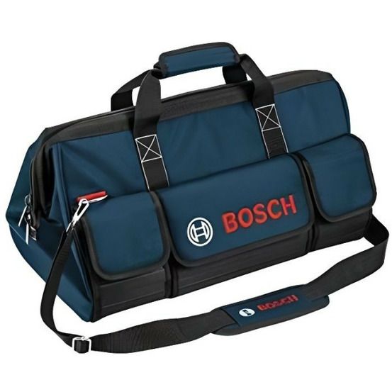 Sac a outils - - taille m - polyester résistant - 3 compartiments - acces facile