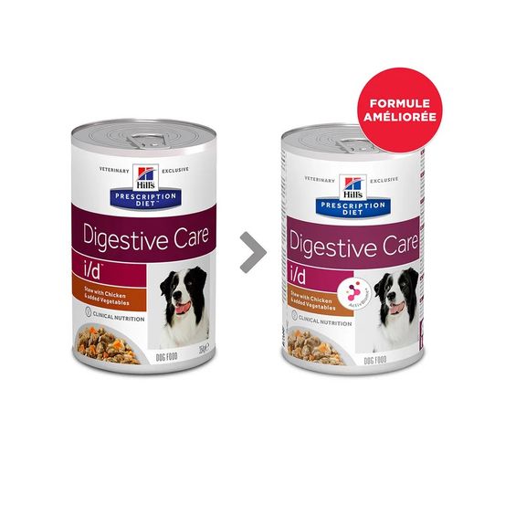Hill's prescription diet chien - i/d digestive mijoté poulet 12*354 g