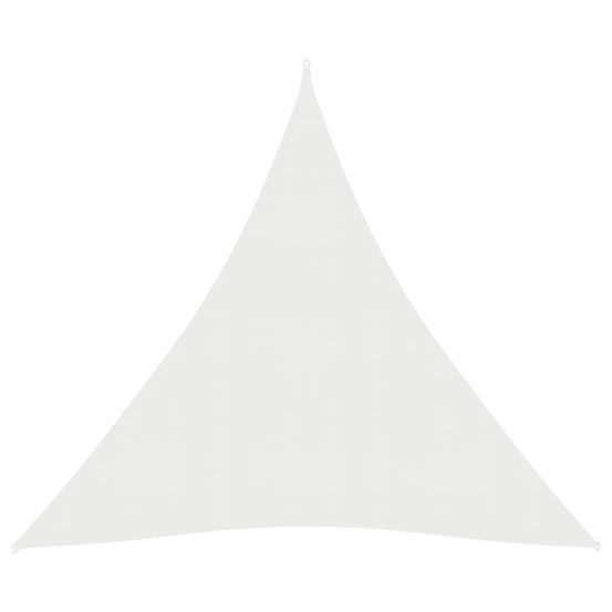 Voile toile d'ombrage parasol 160 g/m² pehd 3 x 4 x 4 m blanc