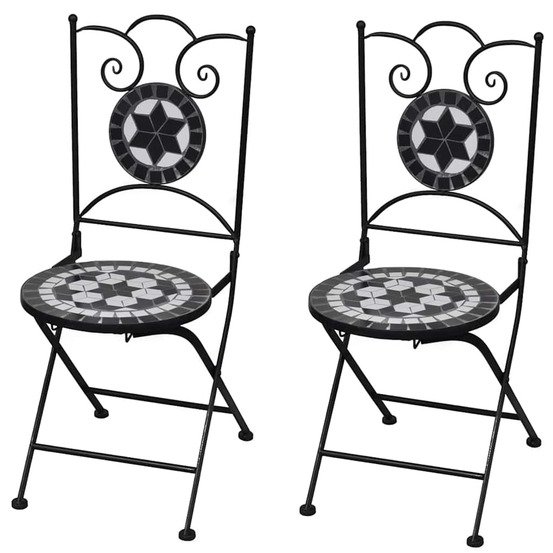 CHAISES PLIABLES DE BISTRO 2 2-(869027)