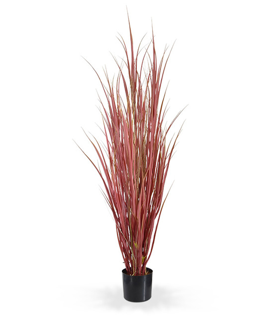 Herbe artificielle deluxe de 130 cm burgundy