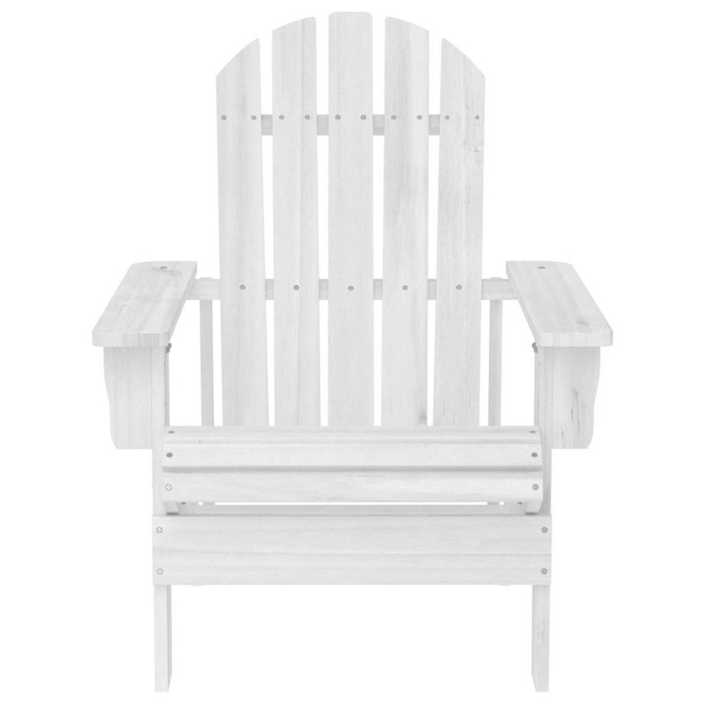 Chaise de jardin bois blanc