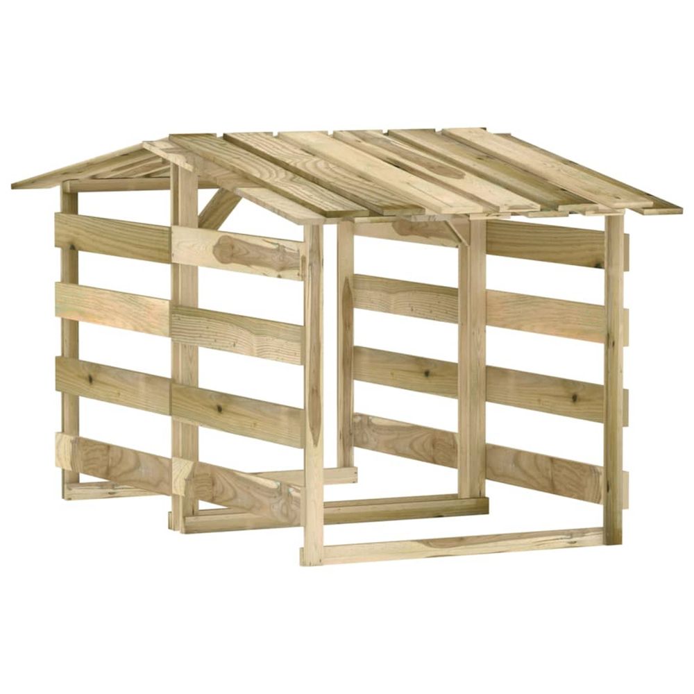 Pergolas avec toits 2 pcs 100x90x100 cm bois de pin imprégné