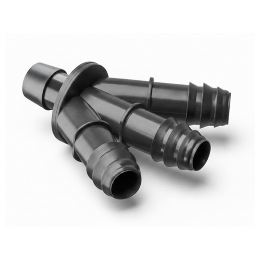 Raccord cannelé y 3 voies ø16mm