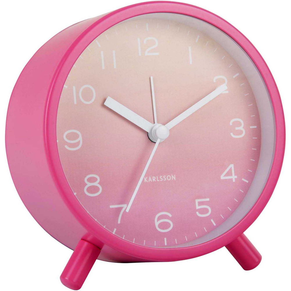 Réveil à poser gradient rose