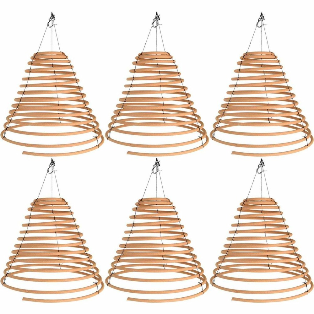 Spirales de citronnelle à suspendre (lot de 6) l