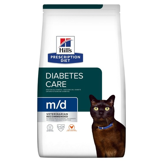 Croquettes chat adult prescription diets m/d diabetes / weight management - hill's 3 kg